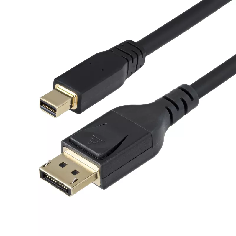 StarTech.com 10 jalga (3 m) Mini DisplayPort-DisplayPort 1.4 kaabel – 8K 60 Hz / 4K 120 Hz HBR3, HDR, UHD mDP-DP 1.4 juhe, Ultra HD monitori/videokaabel