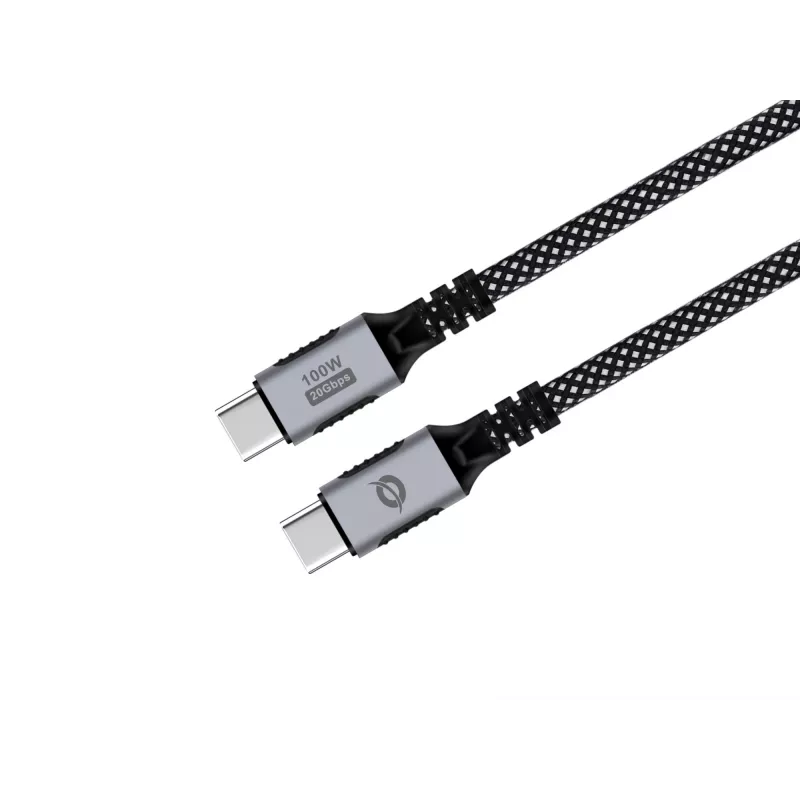 USB-C kuni USB-C kaabel CONCEPTRONIC ETTA07B20 — USB 3.2 Gen 2x2, 2 m, 20 Gbps, PD 3.0 100W (20V 5A), 4K@60Hz, E-märgistus