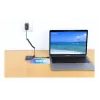 Mitmepordiline adapter Manhattan 154321 USB USB-C 2 HDMI-le USB-A ja 100 W toiteedastusega