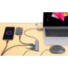 USB-C ja USB-A kombodokk/jaotur Manhattan 4 porti 5 Gbps alumiinium
