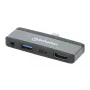 USB-C reisidokk Manhattan 190404 4 porti HDMI USB-A USB-C 3,5 mm