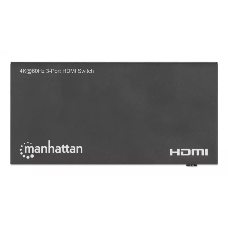 HDMI Switch 3x1 MANHATTAN 18G Automatic Manual IR Remote Control Must