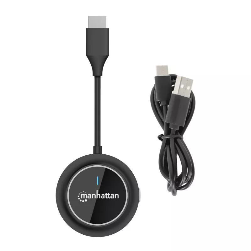 AV saatja Manhattan 208444 Must 1920x1080 30 m Juhtmevaba USB-C