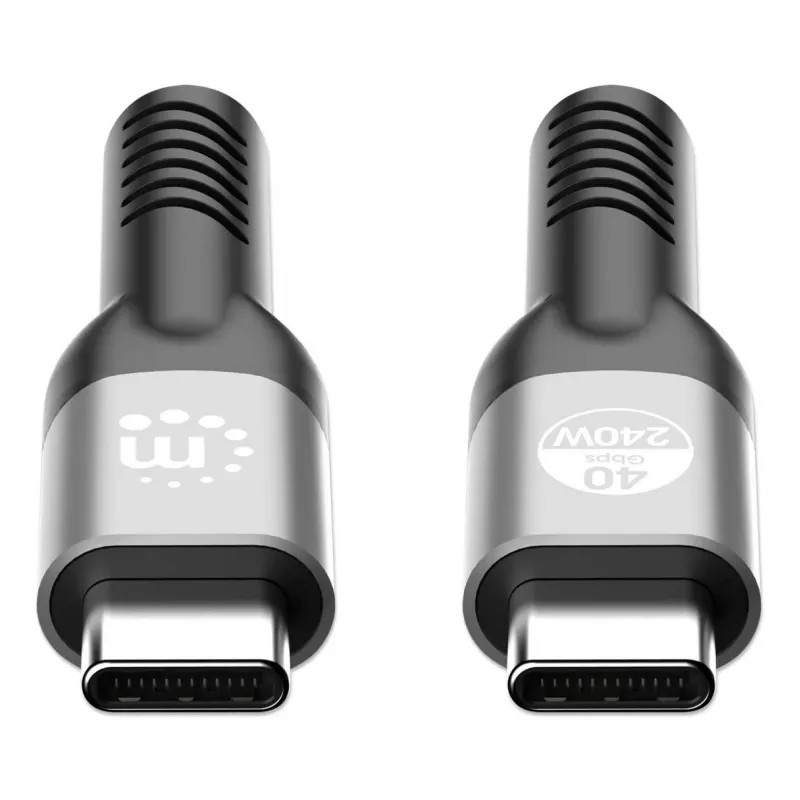 USB-C isane - USB-C isane kaabel Manhattan 2m USB4 Gen 3x2 8K 60Hz