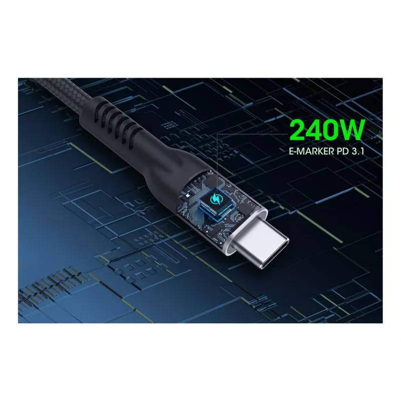USB-C isane - USB-C isane kaabel Manhattan 2m USB4 Gen 3x2 8K 60Hz