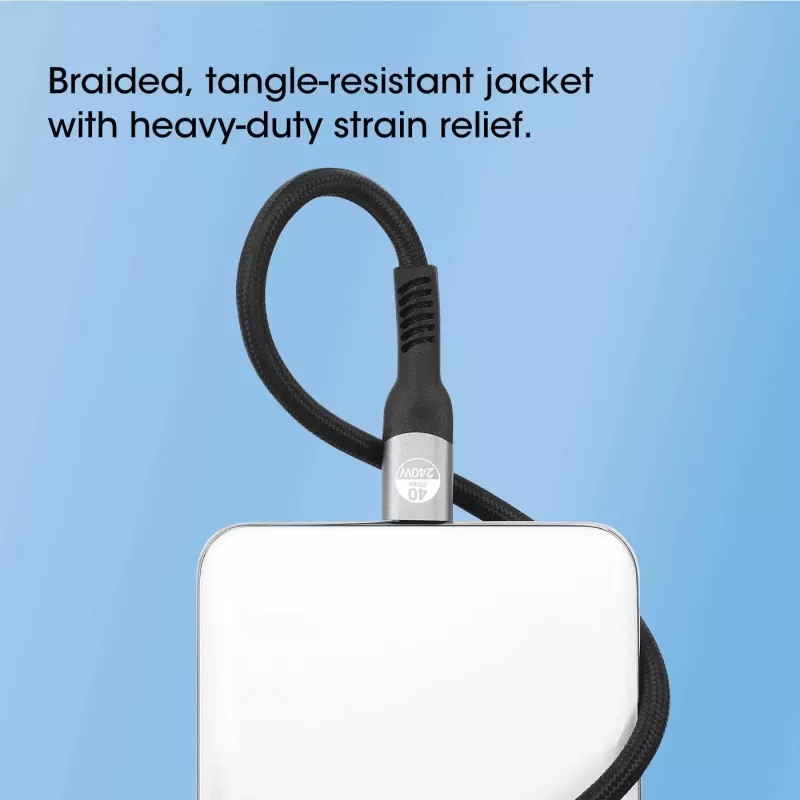 USB-C isane - USB-C isane kaabel Manhattan 2m USB4 Gen 3x2 8K 60Hz