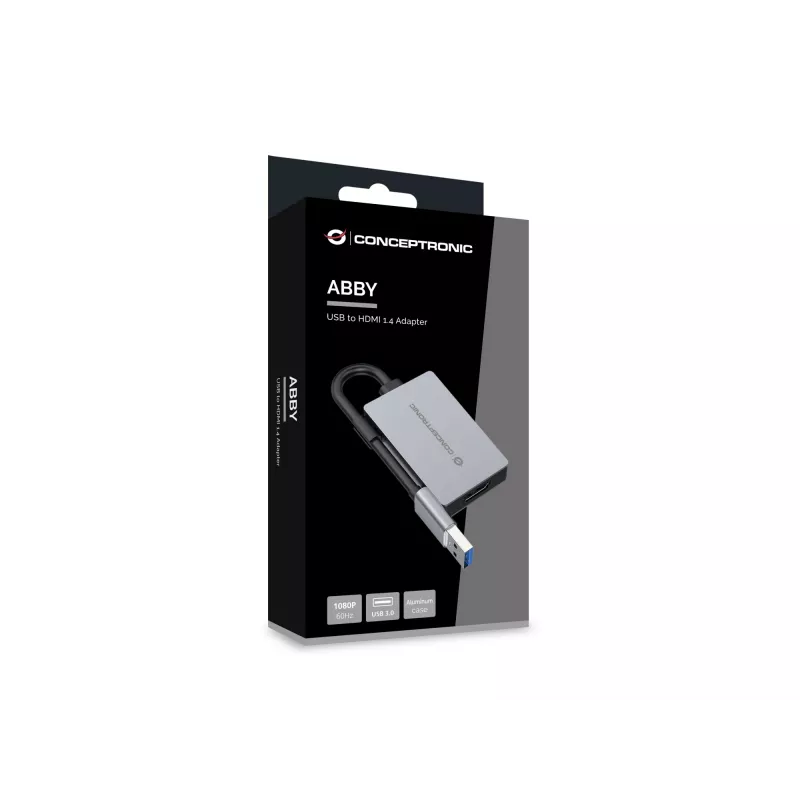 Conceptronic ABBY22G USB-HDMI 1.4 adapter, 1080P 60Hz