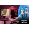Manhattan USB-C kuni Gigabit võrk Ethernet RJ45 kaabel 2m Must/Hõbedane