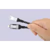 Manhattan USB-C kuni Gigabit võrk Ethernet RJ45 kaabel 2m Must/Hõbedane