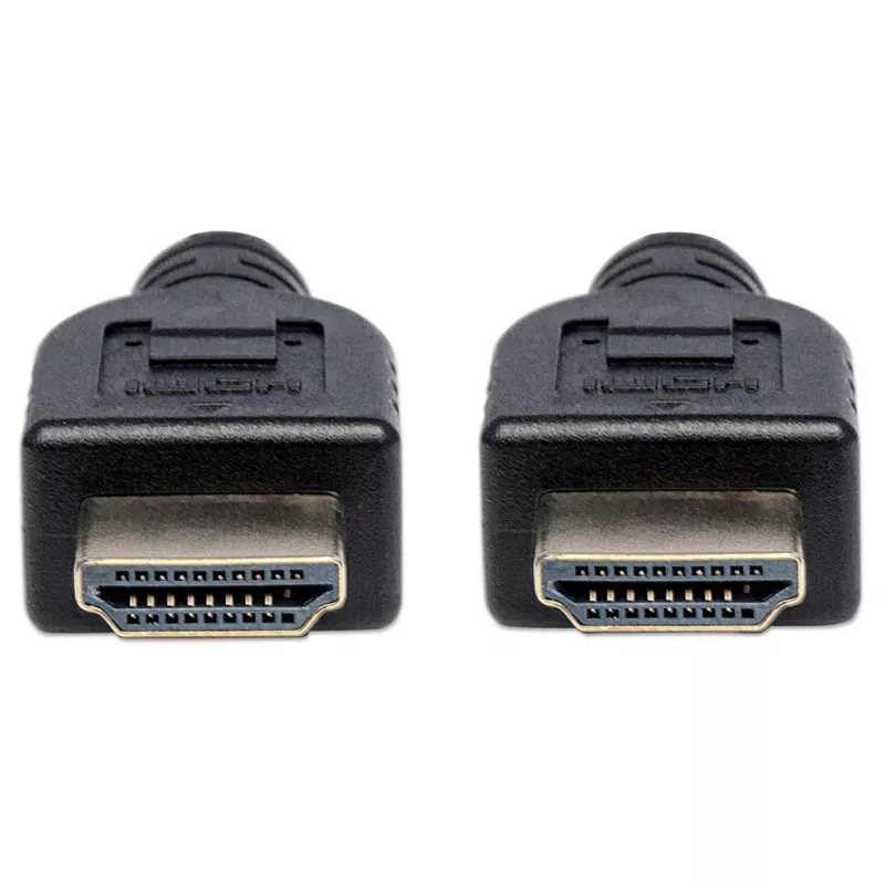 Manhattan HDMI 4K@60Hz kaabel Ethernetiga – CL3 reitinguga, 1 m, sobib seinasiseseks paigalduseks, kõigile 4K ja 1080p/HD kasutusteks – uuendage kohe või olge valmis, kui vajate, isane–isane, must, Ultra HD 4k x 2k, eluaegne garantii, esmaklassiline kiire