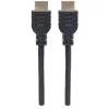 Manhattan HDMI 4K@60Hz kaabel Ethernetiga – CL3 reitinguga, 1 m, sobib seinasiseseks paigalduseks, kõigile 4K ja 1080p/HD kasutusteks – uuendage kohe või olge valmis, kui vajate, isane–isane, must, Ultra HD 4k x 2k, eluaegne garantii, esmaklassiline kiire