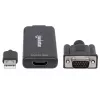 VGA ja USB-A HDMI-muundur Manhattan 152426