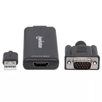 VGA ja USB-A HDMI-muundur Manhattan 152426