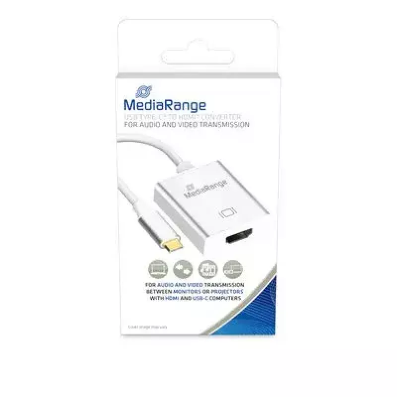 USB-graafikaadapter MediaRange MRCS194 4096 × 3112 pikslit hõbedane