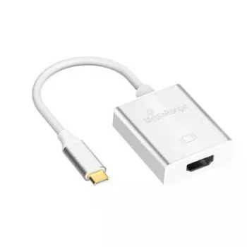 USB-graafikaadapter MediaRange MRCS194 4096 × 3112 pikslit hõbedane