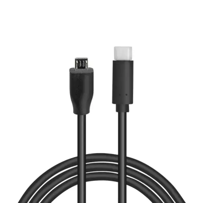 LogiLink CU0196 USB-kaabel USB 2.0 0,5 m USB C Micro-USB B Must