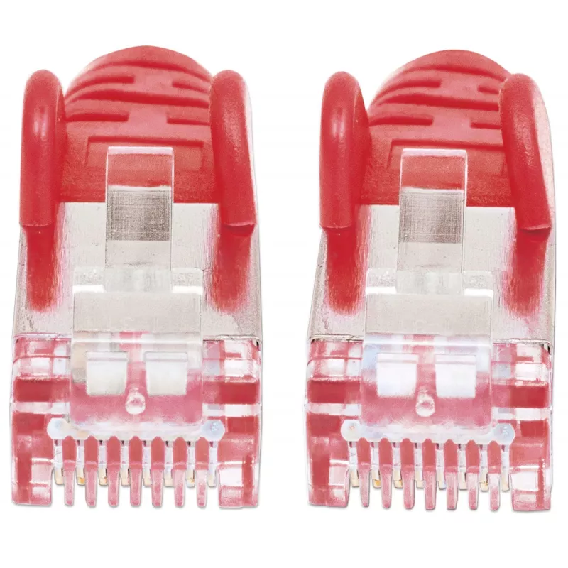 Intellinet võrk patch-kaabel, Cat6A, 10m, Red, Copper, S/FTP, LSOH / LSZH, PVC, RJ45, Gold Plated Contacts, Snagless, Booted, Lifetime Warranty