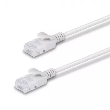 Lindy 3m Cat.6A U/UTP Ultra õhuke võrgukaabel, Hall, 3 m, Cat6a, U/UTP (UTP), RJ-45, RJ-45, Hall
