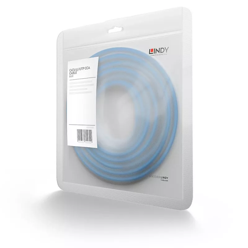 Lindy 48172 võrgukaabel Sinine 1 m Cat6 U/UTP (UTP)