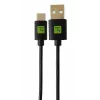 Techly ICOC MUSB20-CMAM01T USB-kaabel USB 2.0 0,1 m USB A USB C Must