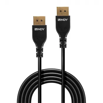 Lindy 0.5m õhuke DisplayPort 1.4 kaabel