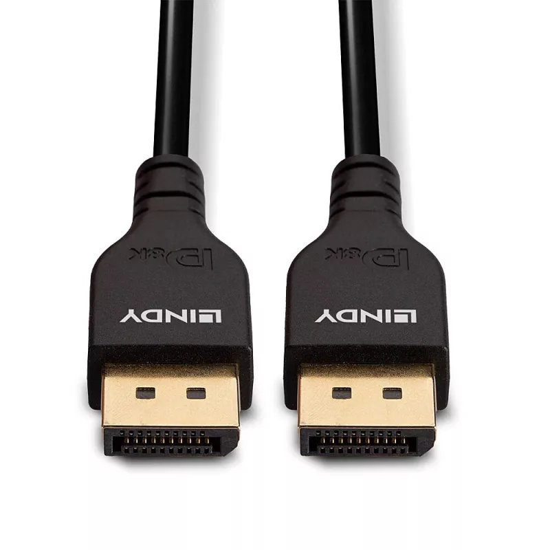 Lindy 0.5m õhuke DisplayPort 1.4 kaabel