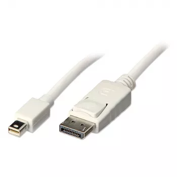Lindy 2 m Mini DisplayPort – DisplayPort kaabel, valge