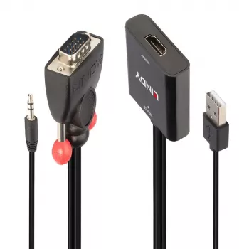 VGA ja Audio HDMI muundur Lindy 38284