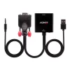 VGA ja Audio HDMI muundur Lindy 38284