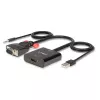 VGA ja Audio HDMI muundur Lindy 38284