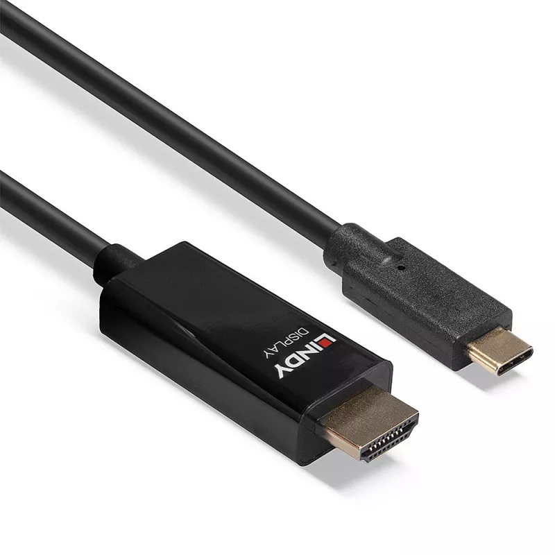 Lindy 5m USB Type C HDMI 4K60 adapterkaabel koos HDR-iga