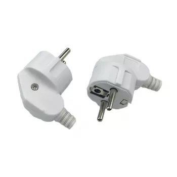 MicroConnect MC-GRUA-W nurga-Schuko-pistik, valge