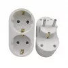 Jagaja MicroConnect PESCHPLUG2 — Schuko võrgupistikupesa adapter kahe väljundiga
