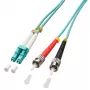 Lindy 46381 InfiniBand/kiudoptiline kaabel 2 m LC ST roheline