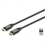 HDMI-kaabel Manhattan 8K@60Hz 1m punutud isane-isanele must