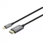 Manhattan USB-C HDMI-kaabel, 4K@60Hz, 1m, Must, Isane-Isane, Kolmeaastane garantii, Vastab tootele CDP2HD2MBNL