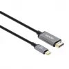 Manhattan USB-C–HDMI-kaabel, 4K@60Hz, 2 m, must, isane–isane, kolmeaastane garantii, ekvivalentne CDP2HD2MBNL-iga