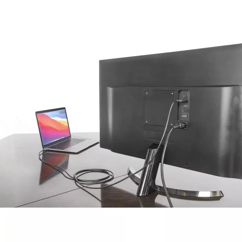 Manhattan USB-C–HDMI-kaabel, 4K@60Hz, 2 m, must, isane–isane, kolmeaastane garantii, ekvivalentne CDP2HD2MBNL-iga