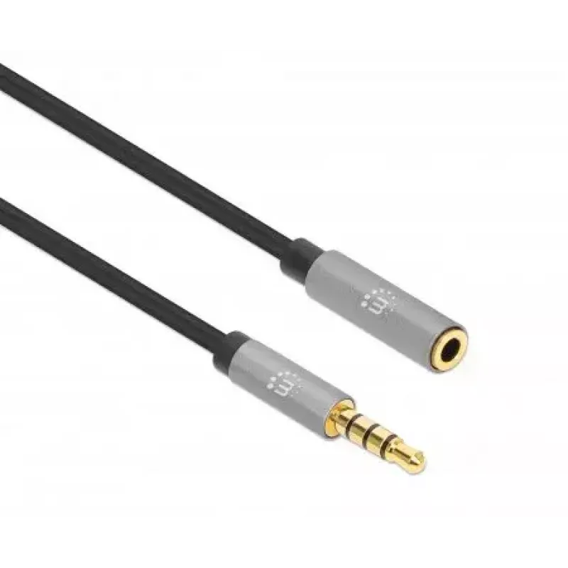 Audio pikenduskaabel Manhattan 3,5 mm 3 m isane/emane
