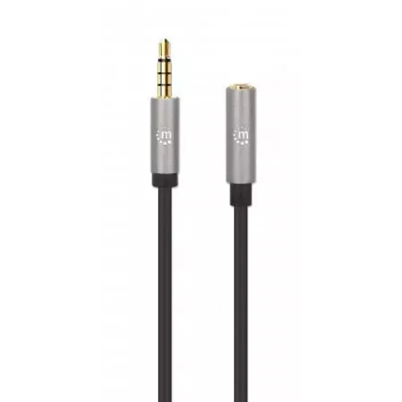 Audio pikenduskaabel Manhattan 3,5 mm 3 m isane/emane