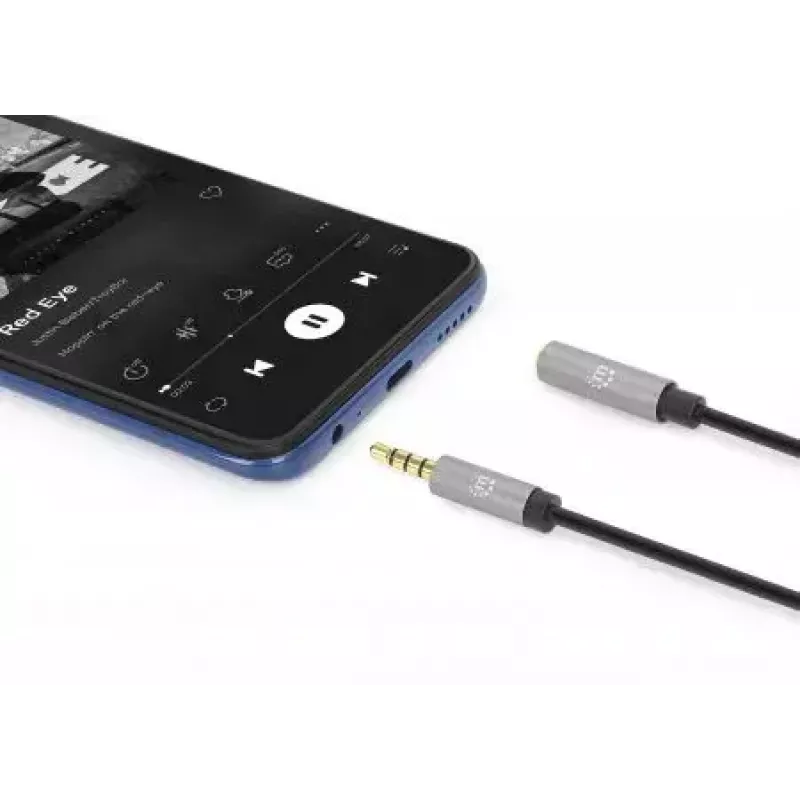 Audio pikenduskaabel Manhattan 3,5 mm 3 m isane/emane
