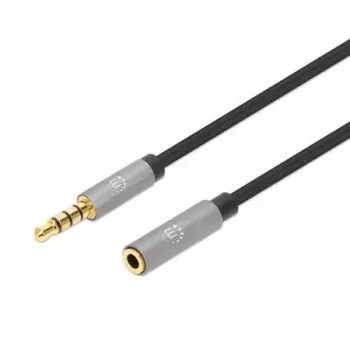 Audio pikenduskaabel Manhattan 3,5 mm 3 m isane/emane