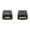 Manhattan HDMI kaabel Ethernetiga (lame), 4K@60Hz (Premium High Speed), 10 m, isane-isanele, must, Ultra HD 4k x 2k, täielikult varjestatud, kullatud kontaktid, eluaegne garantii