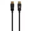 Manhattan DisplayPort 1.4 kaabel, 8K@60Hz, 3m, punutud kaabel, isane-isaneni, riividega, täielikult varjestatud, must, eluaegne garantii, samaväärne DP14MM3M