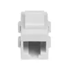 StarTech.com Valge Cat 6 RJ45 Keystone Jack võrgupistiku ühendaja - F/F
