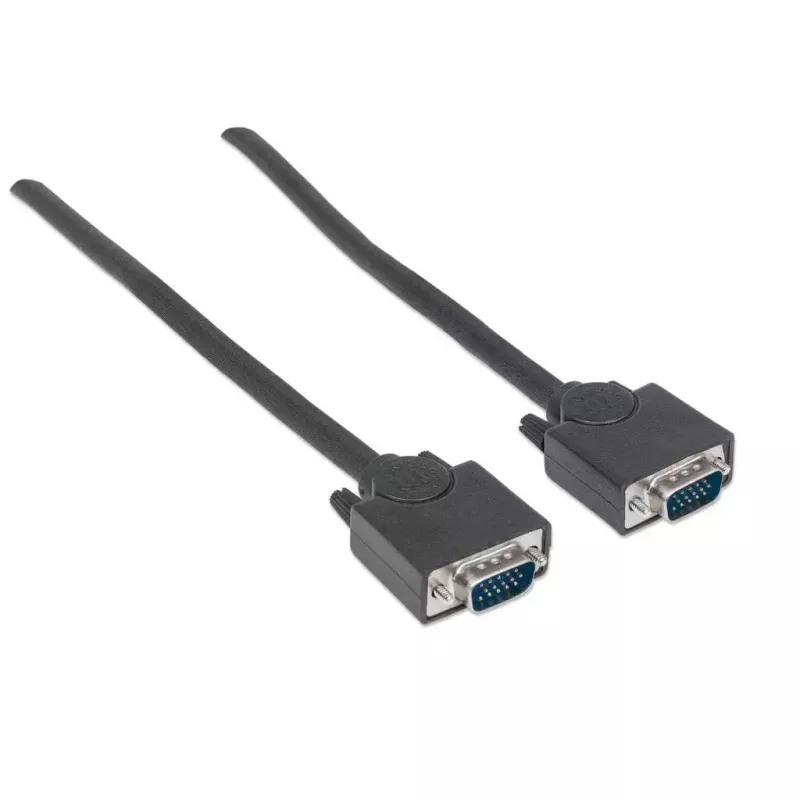 VGA monitorikaabel Manhattan 311731 1,8 m must isane–isane