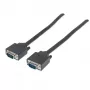VGA monitorikaabel Manhattan 311731 1,8 m must isane–isane