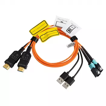 Lindy 38360 InfiniBand/kiudoptiline kaabel 100 m MPO Mitmevärviline