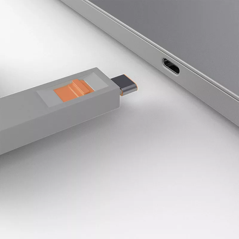 Pordiblokeerija võti Lindy USB Type C pordiblokeerija võti, 4 blokeerijat, oranž