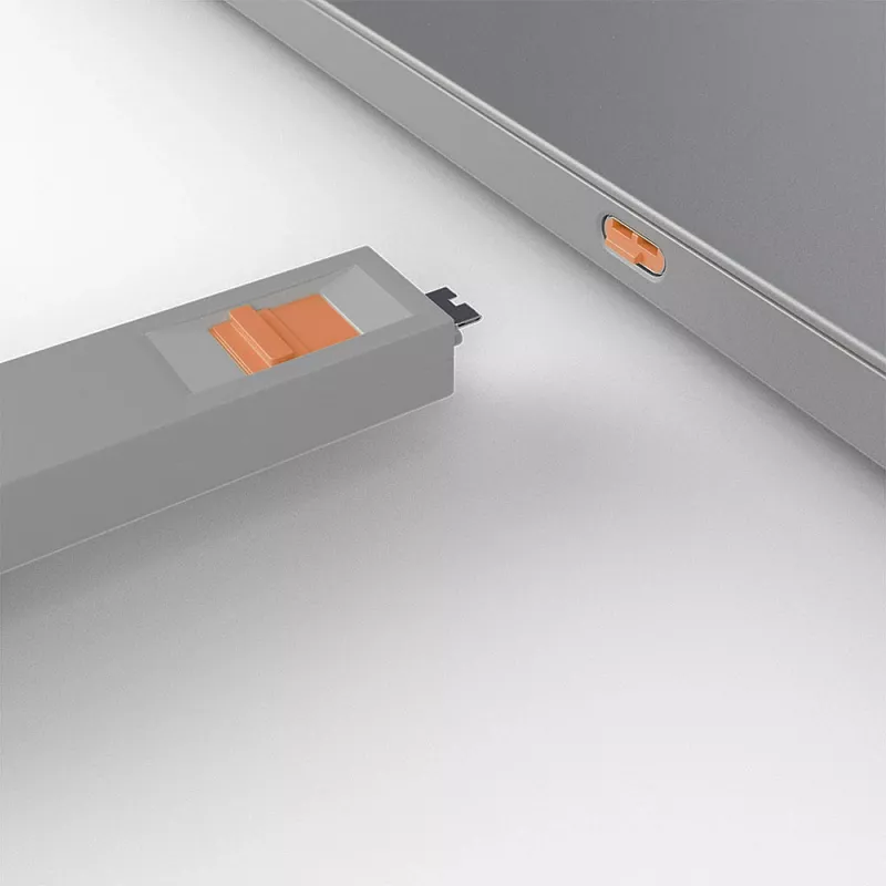 Pordiblokeerija võti Lindy USB Type C pordiblokeerija võti, 4 blokeerijat, oranž